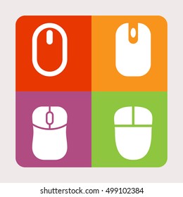 Computer mouse vector object