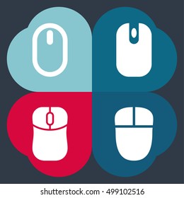 Computer mouse vector object