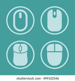 Computer mouse vector object