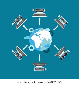 Computer network connection