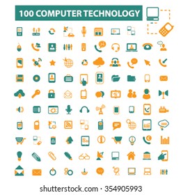 computer network, connection, hosting, database, pc  icons, signs vector concept set for infographics, mobile, website, application
