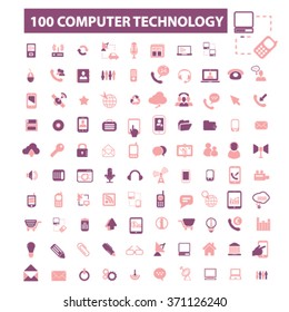 computer network, connection, hosting, database, pc  icons, signs vector concept set for infographics, mobile, website, application

