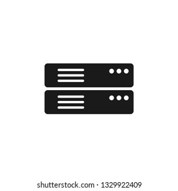 Computer network icon design template vector isolated illustration