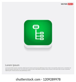 Computer Network IconGreen Web Button - Free vector icon