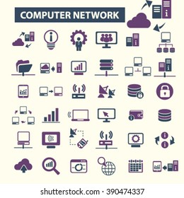 computer network icons
