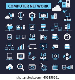 computer network icons
