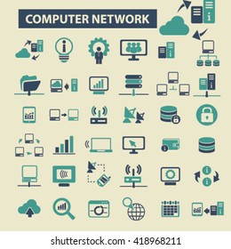 computer network icons
