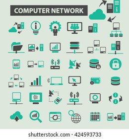 computer network icons
