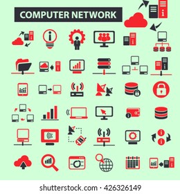 computer network icons
