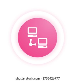 Computer Network - Modern Icon (Pictogram)