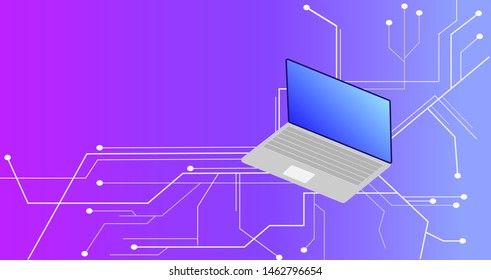 Computer network technology is moving around the world.