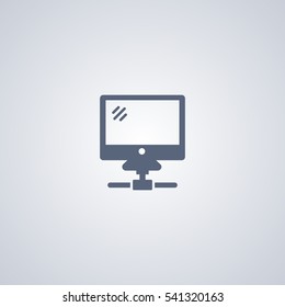 Computer network vector icon