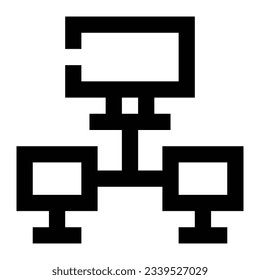 Computer Networking icon. Internet technology concept. Icon in line style