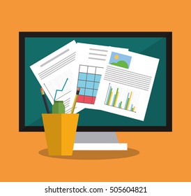 Computer office and business design