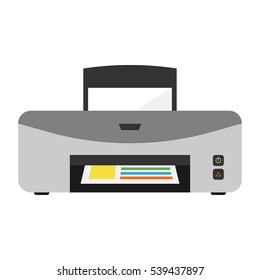 Computer office equipment vector