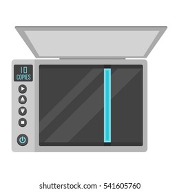 Computer office equipment vector