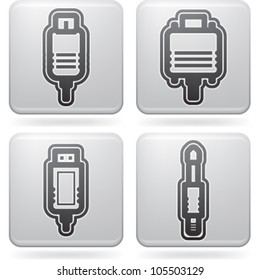 Computer parts and accessories, pictured here from left to right: Laserjet Printer, Heavy duty Laserjet Printer, Inkjet Printer, Plotter.
