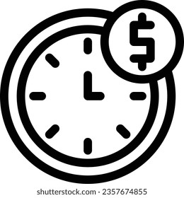 computer payment time icon for download