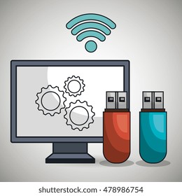 computer pc gear wifi