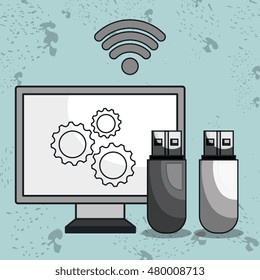 computer pc gear wifi