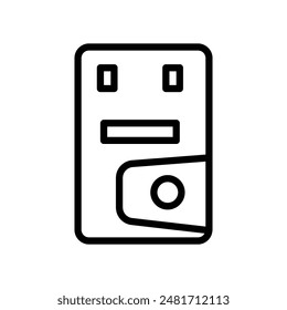 computer pc icon line style