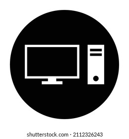 computer pc sign icon vector