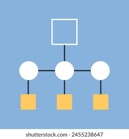 a computer. a person. ip. work. the icon. blue background. programming. write code. code. programmer. working with the code. write a program. The icon is flat.