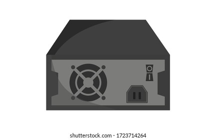 fuente de alimentación, hardware, servicio, seguridad, icono de vector libre de unidad
