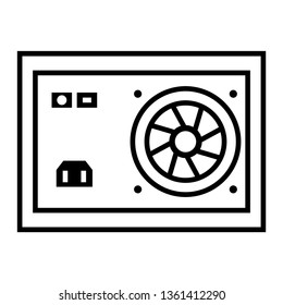 Computer power supply icon
