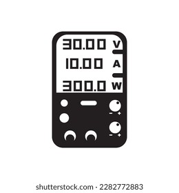 Computer power supply icon,logo illustration design template