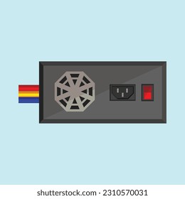 Computer Power Supply Vector, PC Power Supply Design