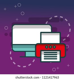 computer and printer device technology office