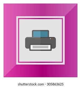Computer printer icon