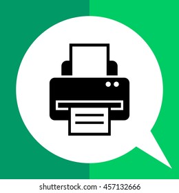 Computer printer icon