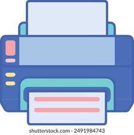 Computer Printer icon symbol vector image illustration EPS 10