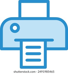 Computer Printer icon symbol vector image illustration EPS 10