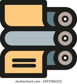 Computer Printer icon symbol vector image illustration EPS 10