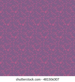 Computer Processor Chip Seamless Pattern for print, cloth, fabric and wrap. High tech wallpaper and background. Computer ornament. Innovation backdrop. Vector