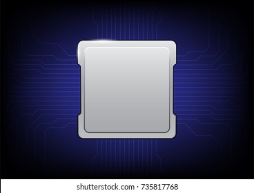 computer processor unit, CPU mainboard and digital concept.