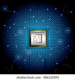 computer Processors CPU concept