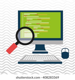 Computer Programming Design Stock Vector (Royalty Free) 408283369 ...