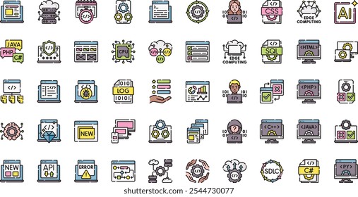 Computer programming High-Quality Vector Icons Collection with Editable Stroke. Ideal for Professional and Creative Projects.