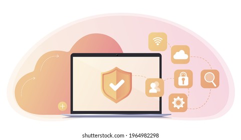 Computer protection, antivirus. Updating devices. File Transfer. Files transferred Encrypted Form. Program for Remote Connection. Business organization. Database with cloud server, Data set, process.