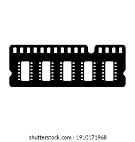 Computer RAM (Random Access Memory) vector icon illustration