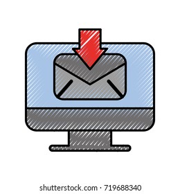 computer receive email communication download