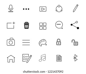 Computer related icons