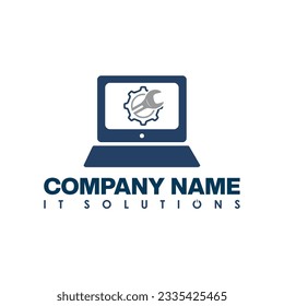 Computer Repair - Digital Computer Logo Template