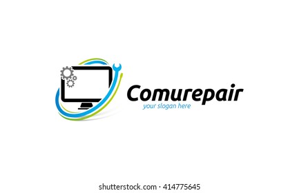 Computer Service Logo Images Stock Photos Vectors Shutterstock