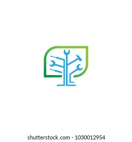 Computer Repair Logo - Digital Computer Logo Template