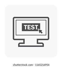 Computer repair and tool icon.